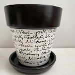 Πήλινο κασπώ 13cm art1