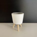 White Stone pot 6cm