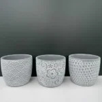 Κασπώ με σχέδιο - Γκρι