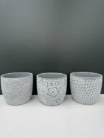 Κασπώ με σχέδιο - Γκρι